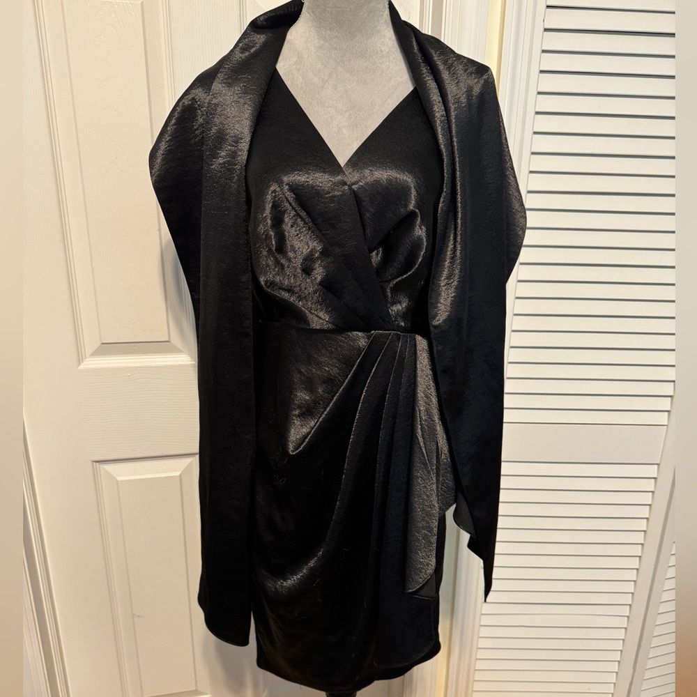 Vintage Ursula of Switzerland Black Evening Dress